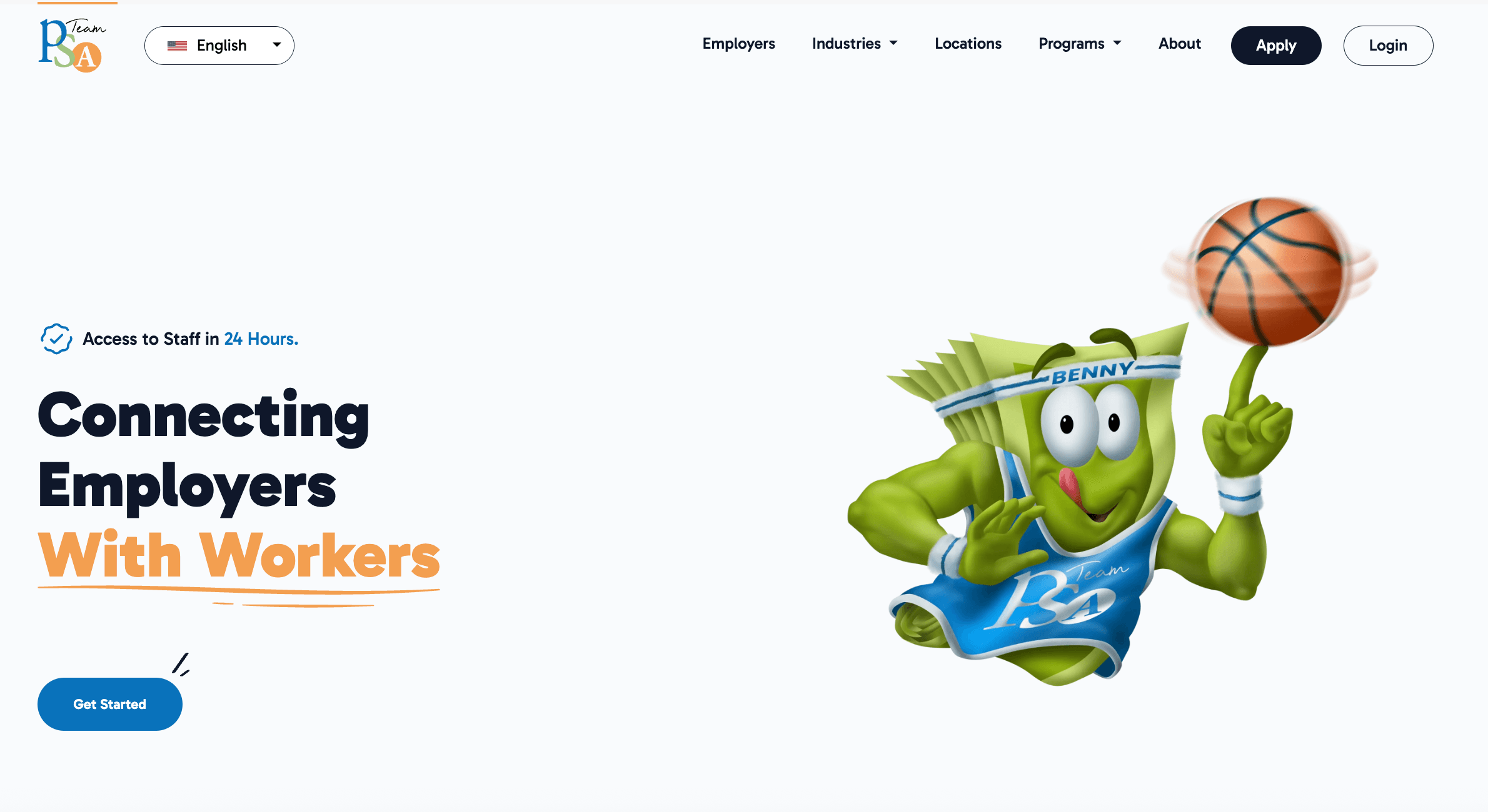 PSA Staffing screenshot